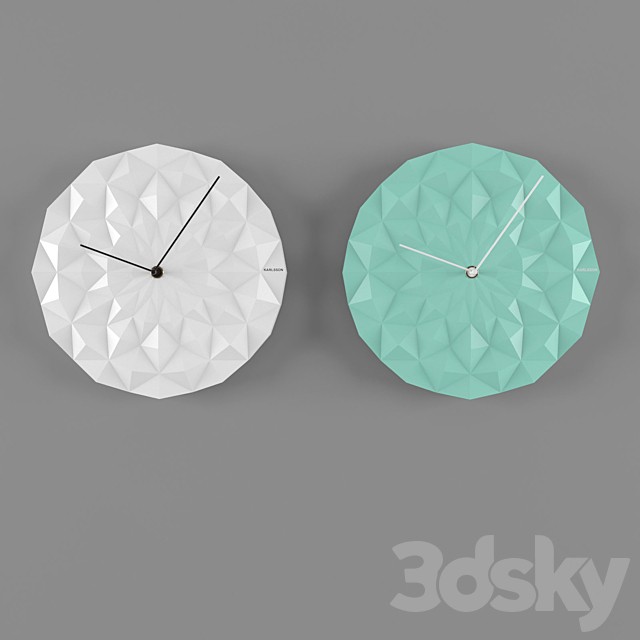 Clock Karlsson Facet