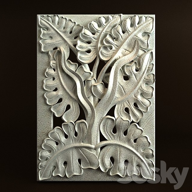 Nature Carving Ornament 022