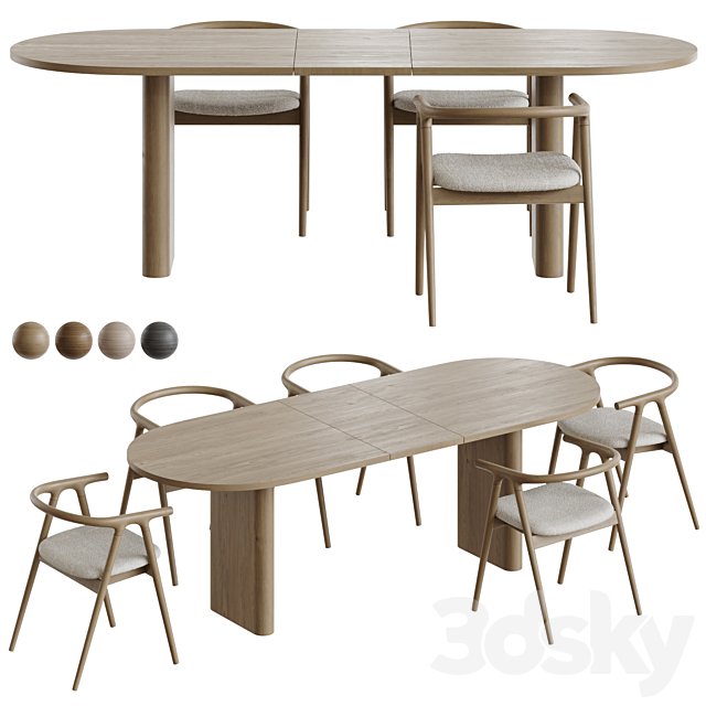 Ferrel table and Raymond chair from Divan.ru
