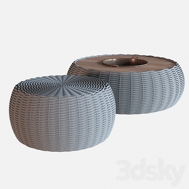 Tidelli, MARINA CENTER And SIDE TABLE