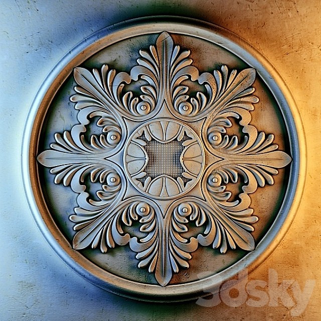 Stucco decor Medallion