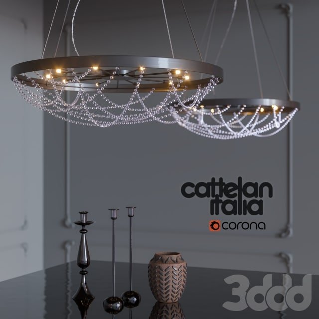 Pendant lamp CRISTAL from Cattelan Italia