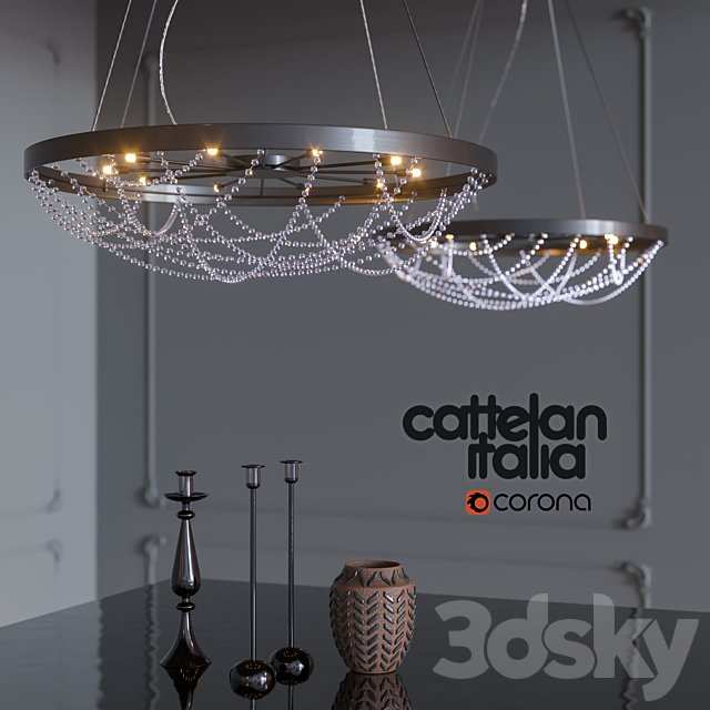 Pendant lamp CRISTAL from Cattelan Italia