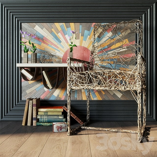 Decorative set Copper Sun