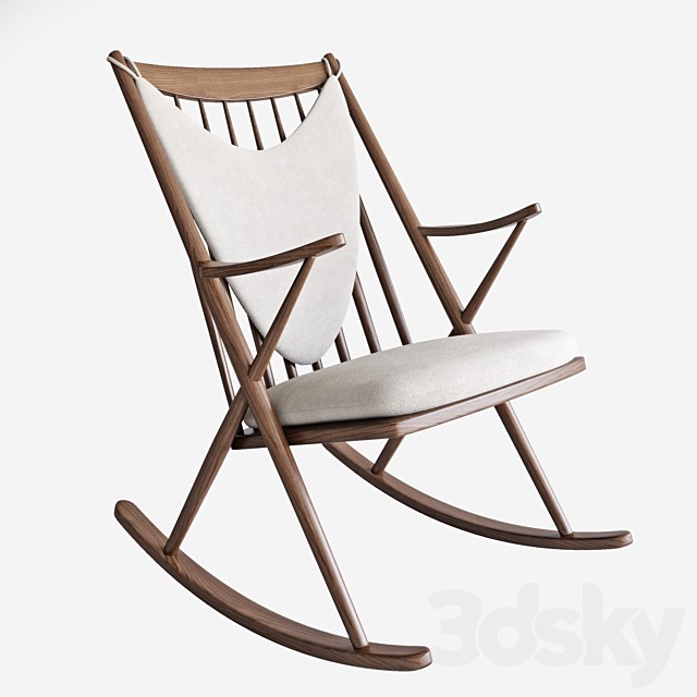 Frank Reenskaug Bramin Rocking Chair.