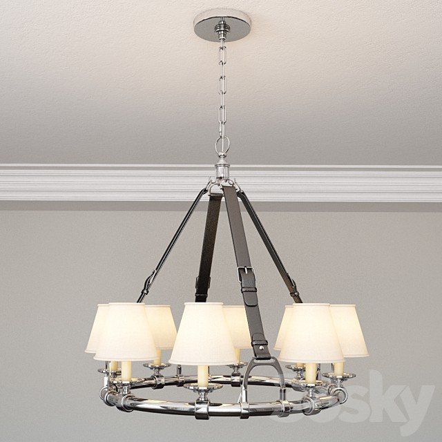 Ralph Lauren WESTBURY CHANDELIER IN POLISHED NICKEL