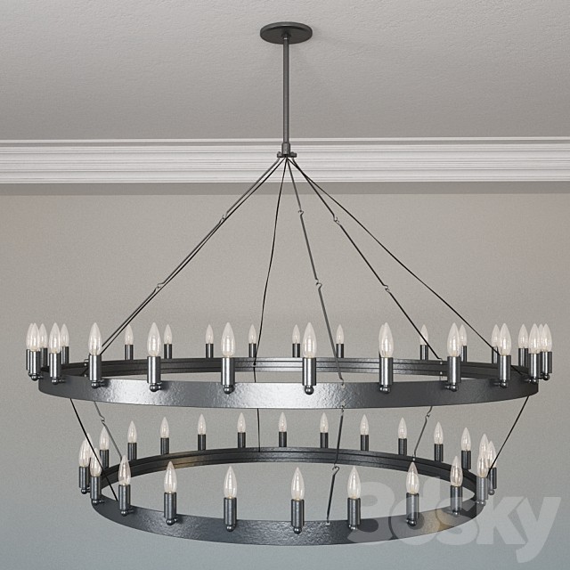 Restoration Hardware CAMINO TWO-TIER CHANDELIER LARGE
