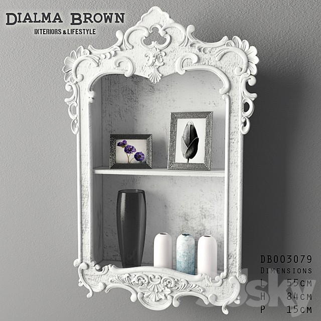 Dialma Brown shelf