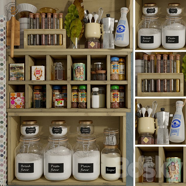 Kitchen accessories and kitchen utensils