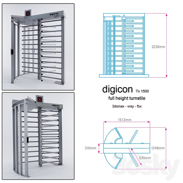 digicon turnstile