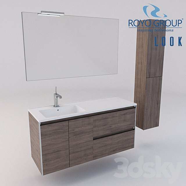 Royo Group - LOOK 1200 Depth 44 - 2 Drawers - 2 Doors