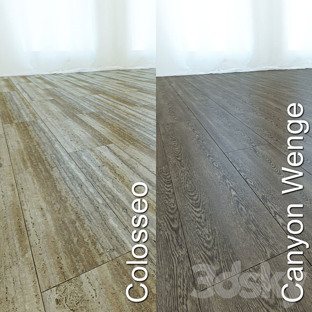 Collection floorboards 6 species