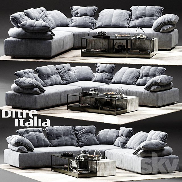 Ditre Italia Flick-Flack Corner Sofa