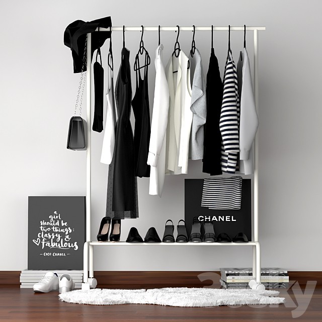 Clothes on a hanger