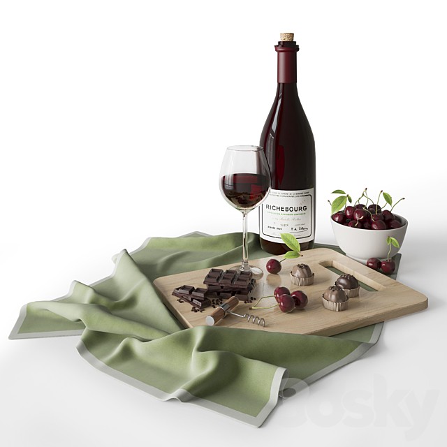 Wine and chocolate