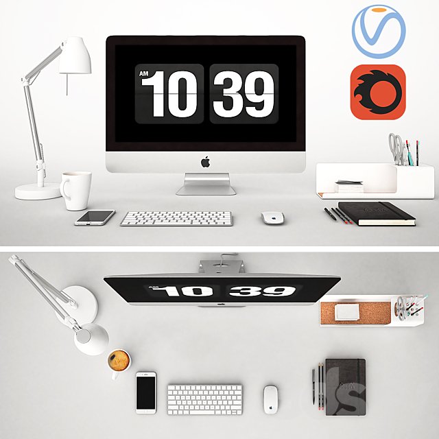 Workplace with IMac