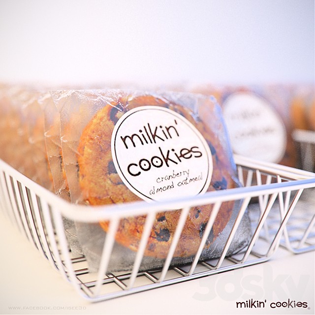 Milkin' Cookies in basket
