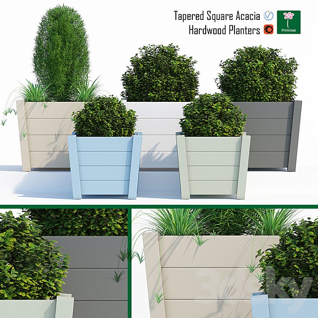 Hardwood planters 2
