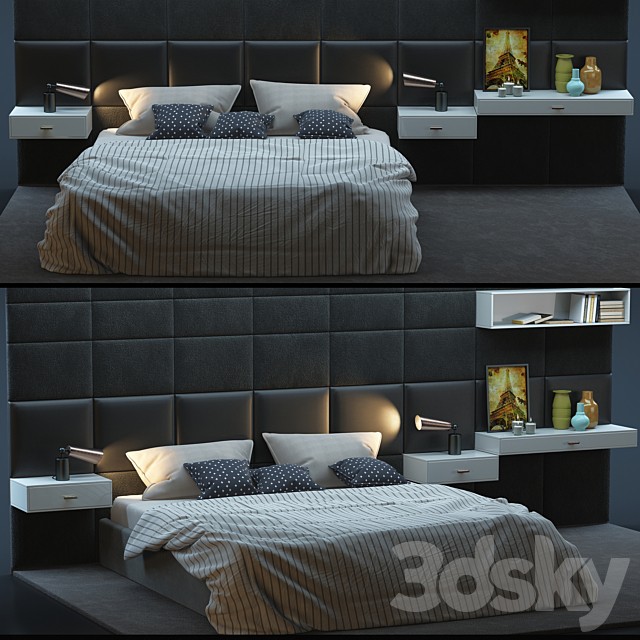 COURCHEVEL BED 2  by Roche Bobois