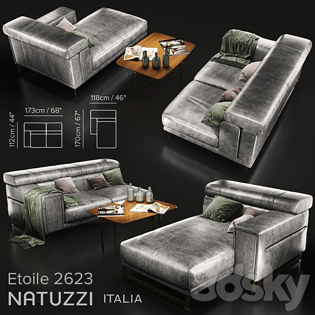 Sofa Natuzzi Etoile 2623