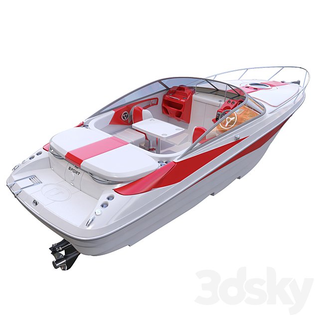 Speed ​​sea boat