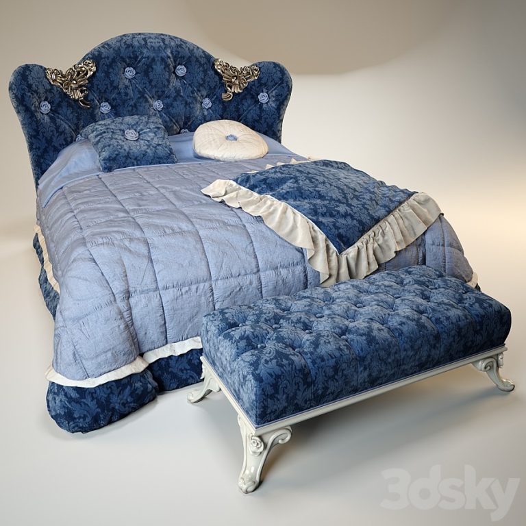 Bed VOLPI Mafalda With Ottoman