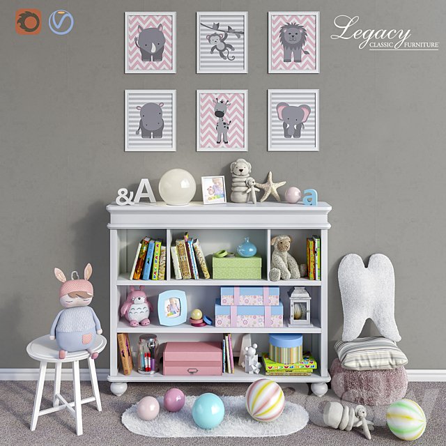 Legacy Classic furniture, accessories, decor and toys set 1