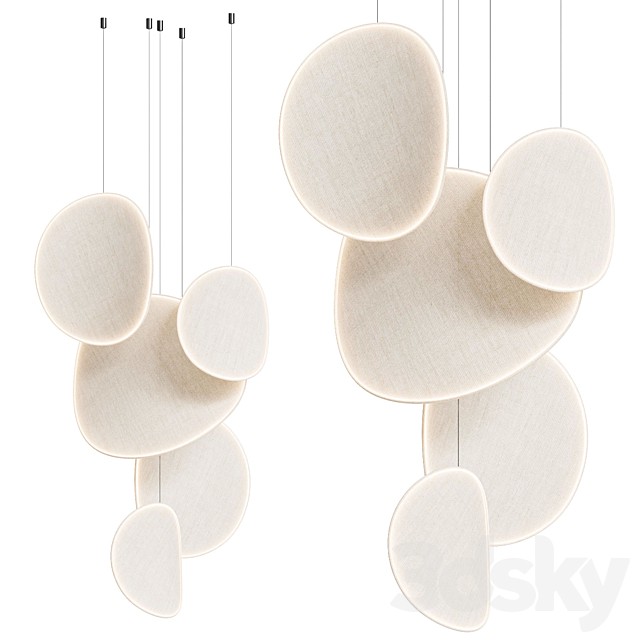 IIII 09 LED Fabric Pendant Lamp