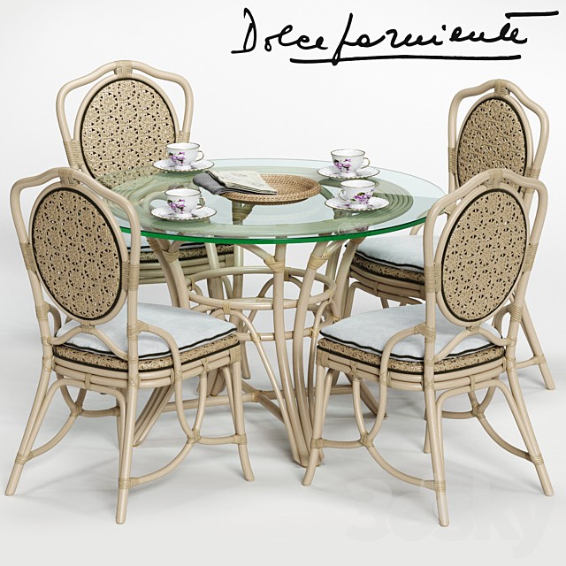 Dolcefarniente DAISY Chair and IRENE Table