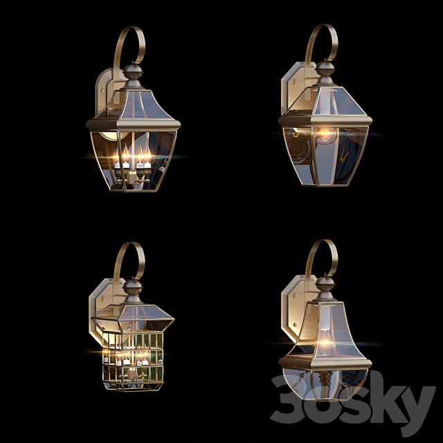 Wall Lamp Chatel set
