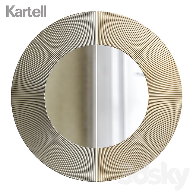 Kartell framed mirror