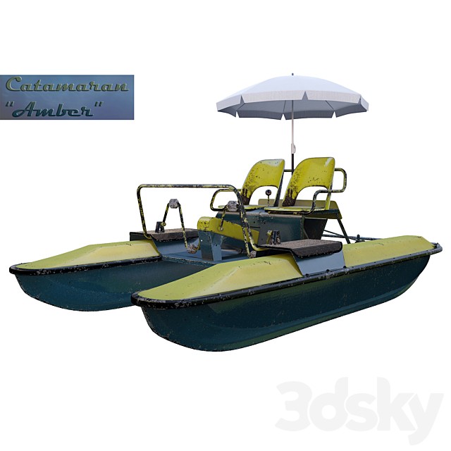 Catamaran Yantar (Water bicycle)