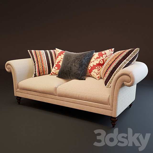 Sofa in Mediterranean style