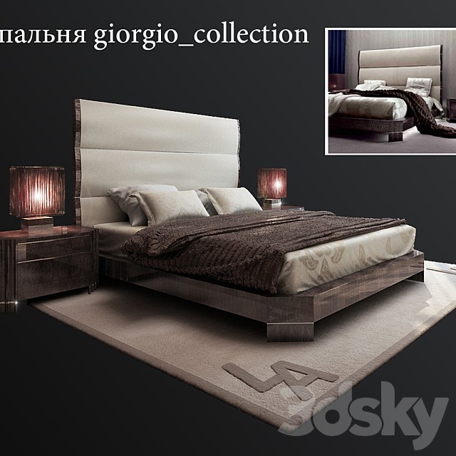 Bed giorgio collection
