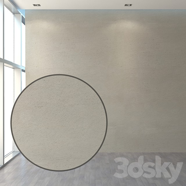 Set of plaster for the facade and interior