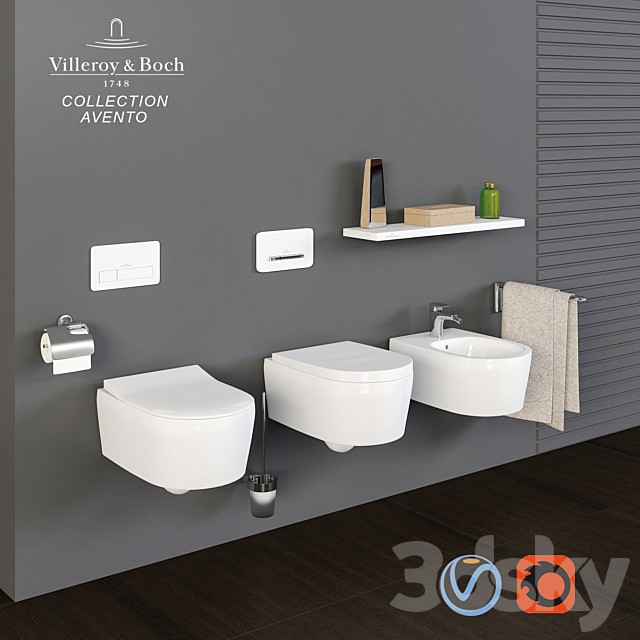 Villeroy & Boch collection Avento toilet bowl, bidet