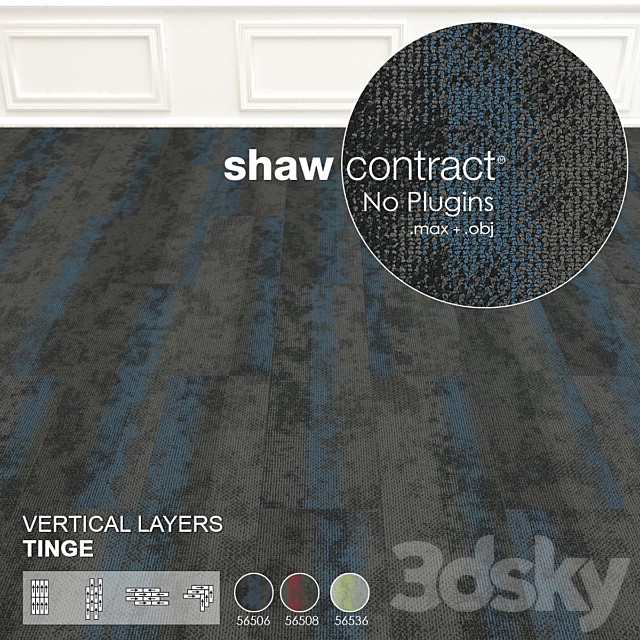 Shaw Carpet Vertical Layers Wall to Wall Floor No 6