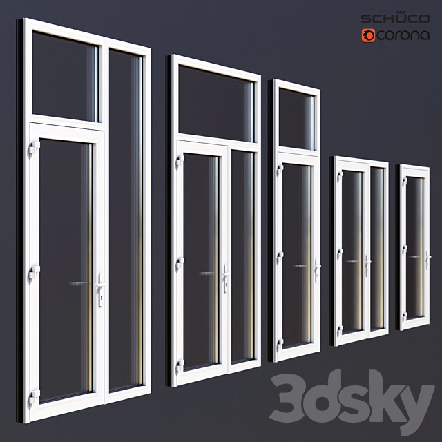 Aluminum doors Schuco
