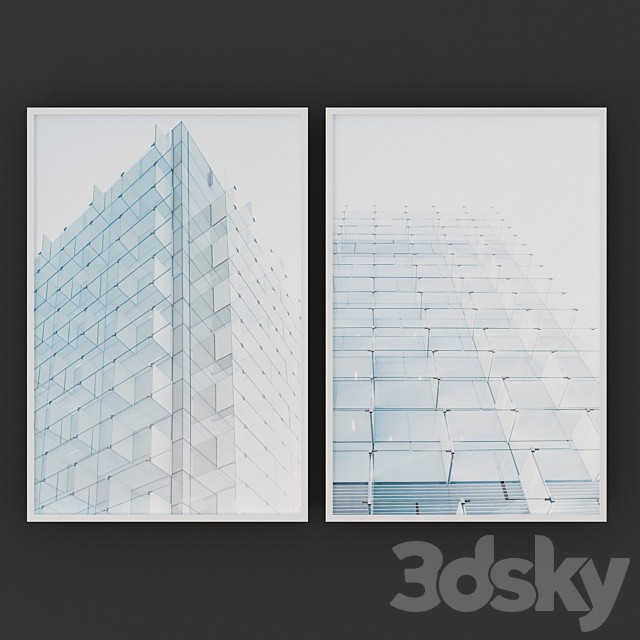Set of painting 16 | Blue