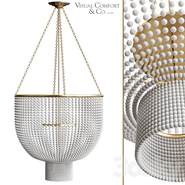 Jacqueline Two-Tier Chandelier by Visual Comfort