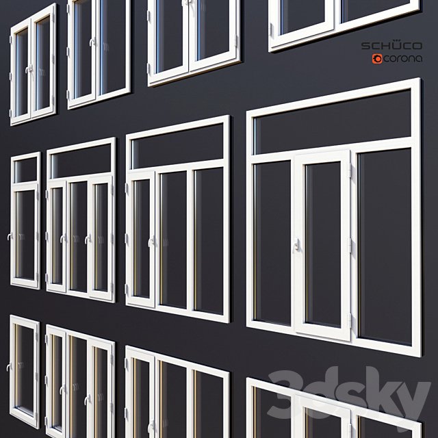 Aluminum windows Schuco
