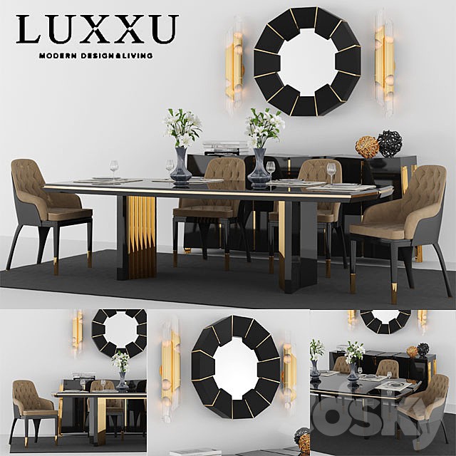 Table+Chair Set 2 by LUXXU
