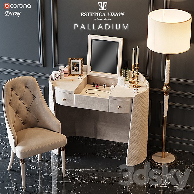 TOILET TABLE PALLADIUM