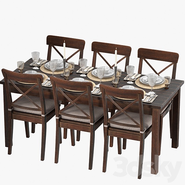 Serving-Table + chair