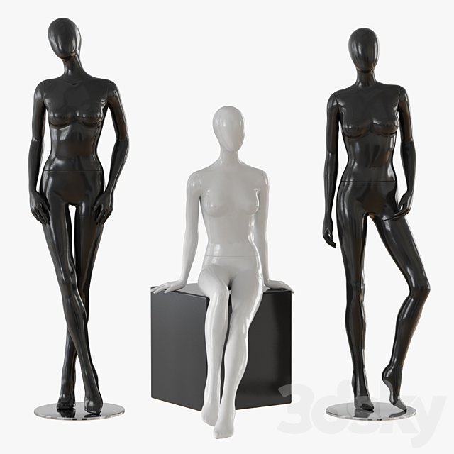 Abstract female mannequin