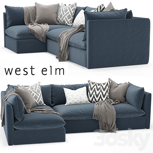 west elm  Shelter Sectional sofa