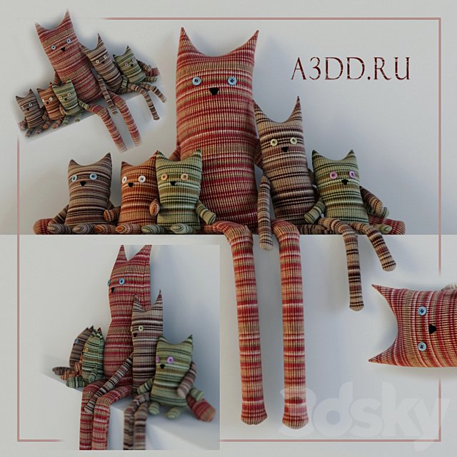 Cats knitted