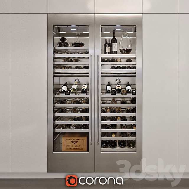 Refrigerator for wine gaggenau rw 464