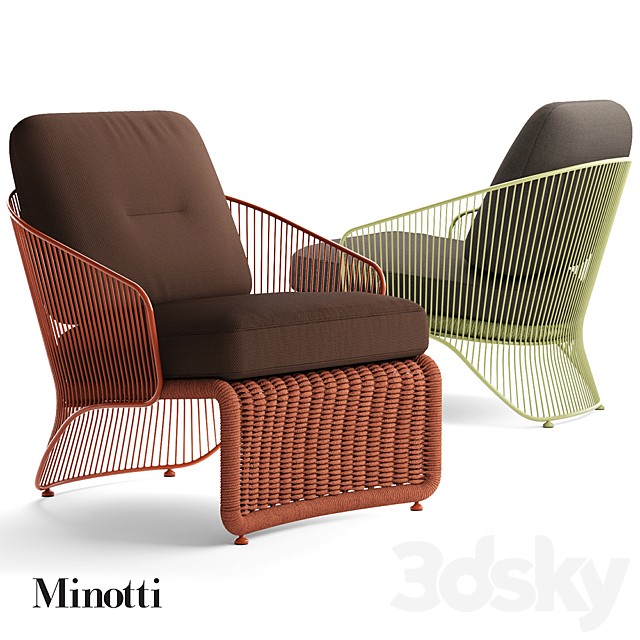 Minotti Colette Outdoor armchair
