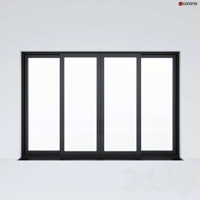 Sliding aluminum window (door) 2